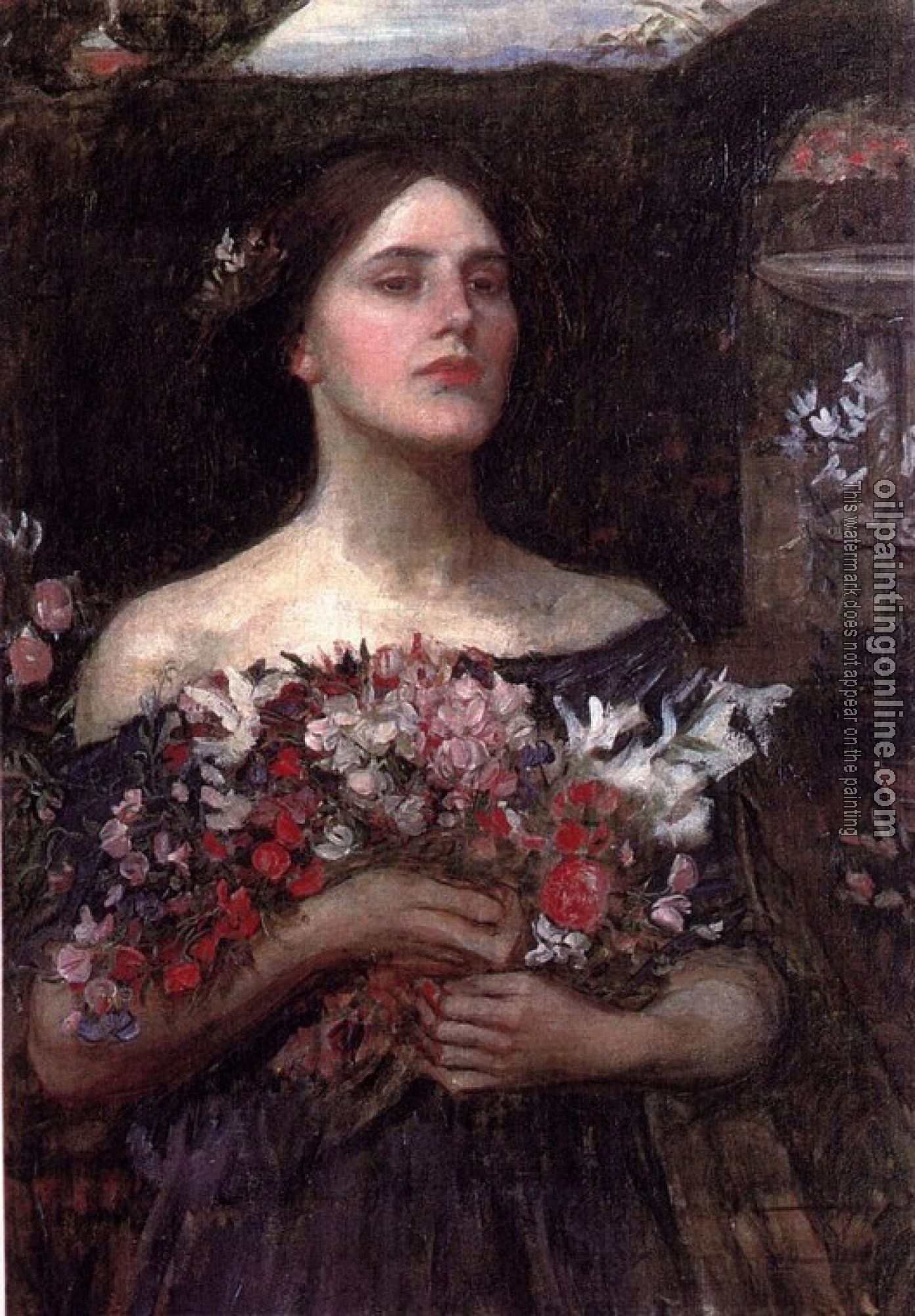 Waterhouse, John William - Gather Ye Rosebuds